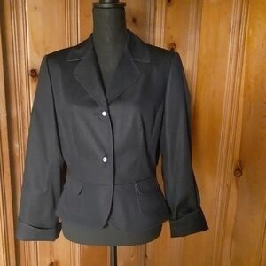 TAHARI SINGLE-BREASTED JACKET Size 10